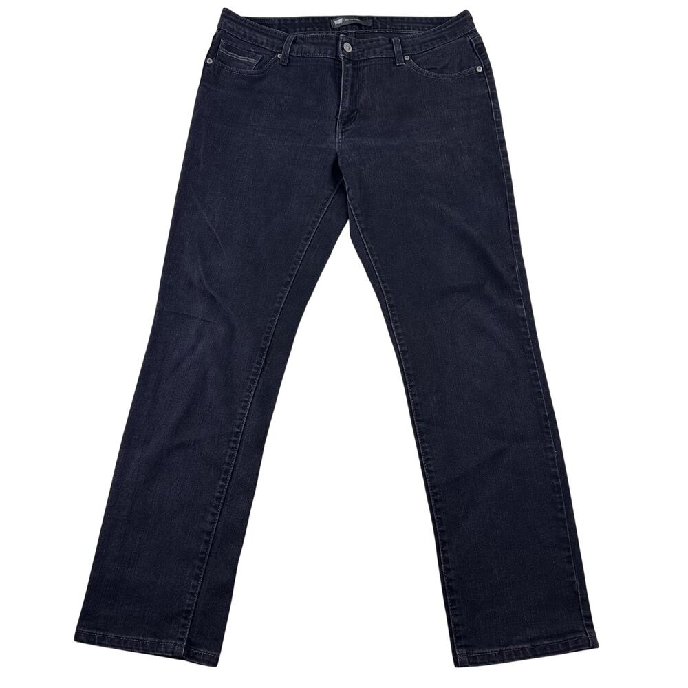 Levis Jeans Womens 14 Black The‎ Skinny Mid Rise Stretch Denim- Black Tag